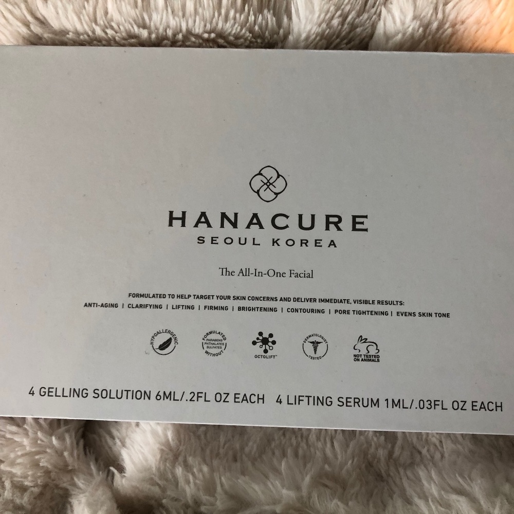 Hanacure facial tightening and cleansing kit